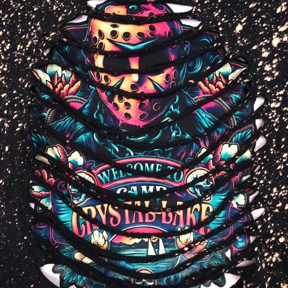 Michael Myers t-shirt Small ****READ DESCRIPTION!!!**** Cut Out Bleach Halloween - Picture 3 of 12